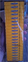 Flat of 20- 6ct packs of juicy fruit chewing gum