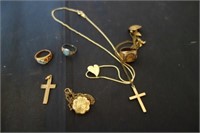 LOT: JEWELRY GOLD FILLED, 10K AND 14K GOLD