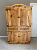 Mexican Pine Rustic Armoire