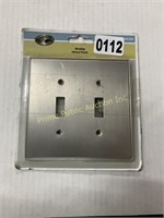 Hampton Bay Ansley 2 Gang Toggle Metal Wall