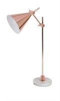 *NEW Rose Gold Iron and Marble Table Lamp