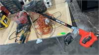 B&D Corded Edger, Drill, Work Light, Gas Can