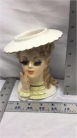 F12) LADY HEADVASE, 5 1/2", MISS KITTY FROM