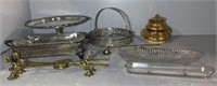 SILVER PLATE/ METAL SERVING WARE
