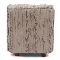 New  Howie Natural Textured Ottoman