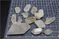 Clear Quartz Points & Pieces, 1bs 2oz