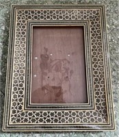 Inlaid & Hand Painted Wooden Frame