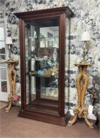 Illuminated Furniture Side Entry Lighted Curio