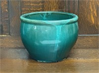 Chinese Deep Teal Jardiniere