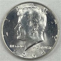 1964 JFK 90% Silver Gem BU Nice Mint Luster