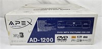 New Apex Digital Ad-1200 Dvd Player