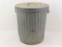 Galvanized Can with Lid