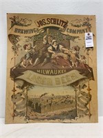 VTG Jos. Schlitz Brewing Company Ad Poster