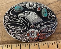 Southwest style belt buckle