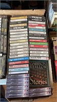 A lot of cassette tapes mixed genre