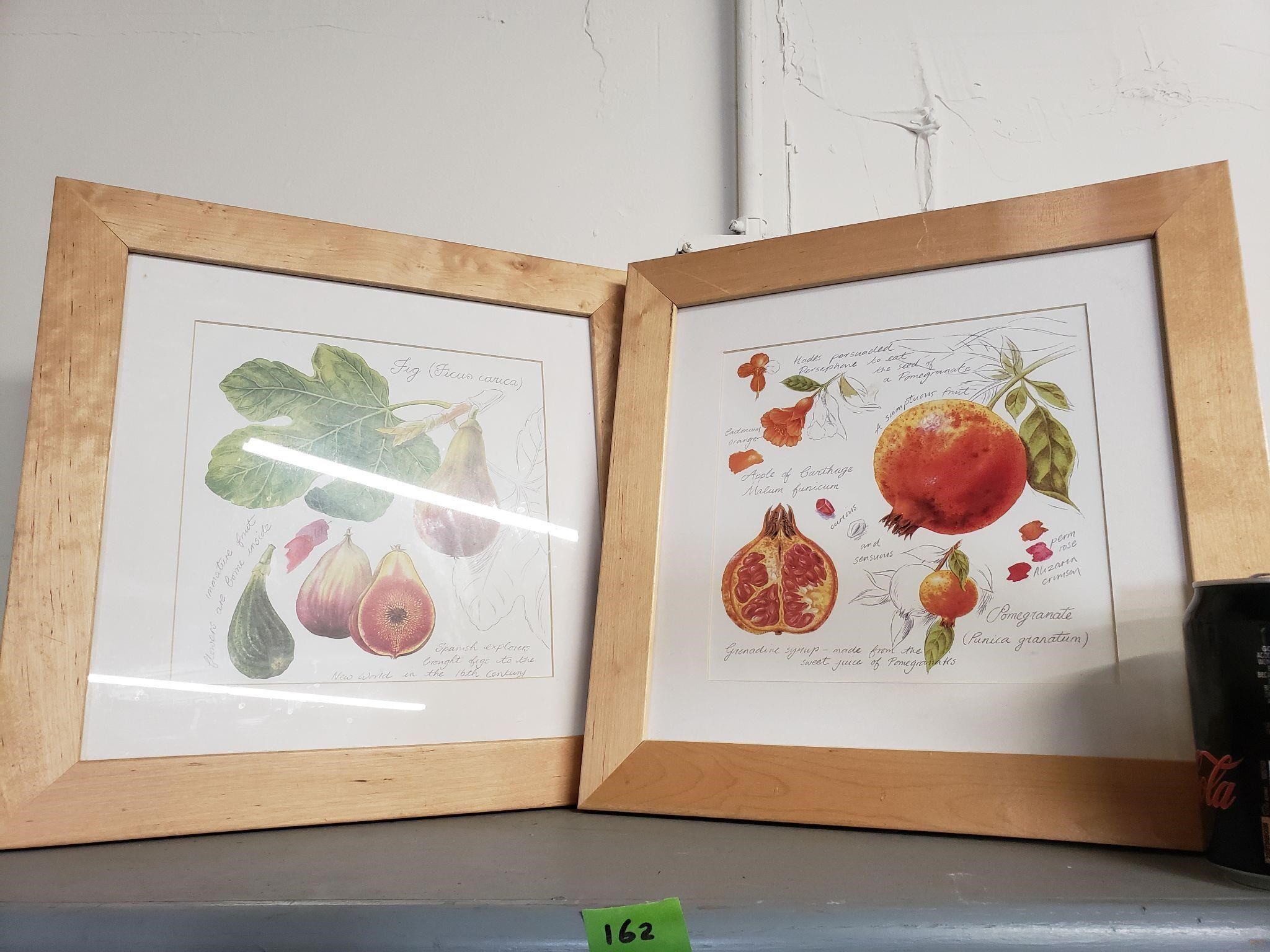 Two Fruit Wall Art, Framed