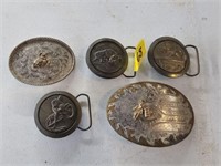 5 Asst. Belt Buckles