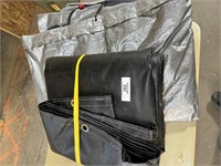 2 large tarps w/eyelets