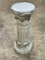 3 FT Vintage Ornate Pedestal w/ Gilded Accents