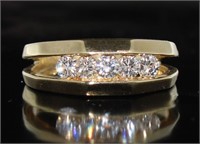 14kt Gold 3/4 ct Tension Set Diamond Ring