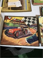 To vintage picture puzzles