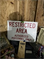 Restricted sign