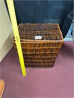 WICKER HAMPER BASKET