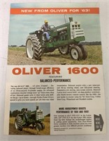 Oliver 1600 Brochure