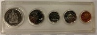 Canadian Coin Set-2022-.50,.25,.10,.05+1 2012 .01