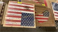 2 ct. U.S.A. Flag Wall Decor