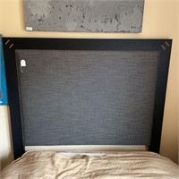 Black Upholstered Bed Frame- ea.