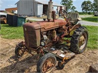 IH Super H Tractor with Woods L59 Belly Mower