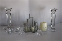 Crystal Tabletop Candlestick assortment