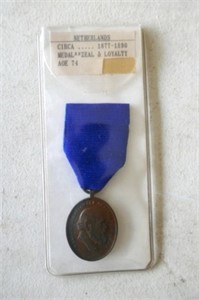 Netherlands Medal Zeal & Loyalty