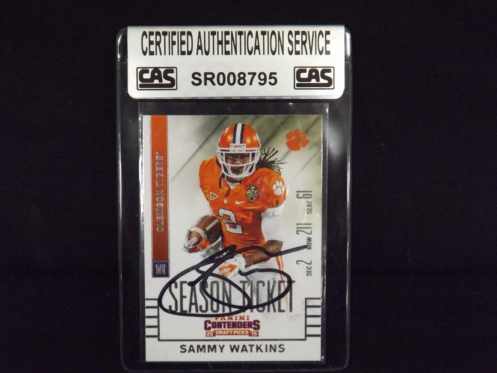 2015 CONTENDERS SAMMY WATKINS AUTOGRAPH