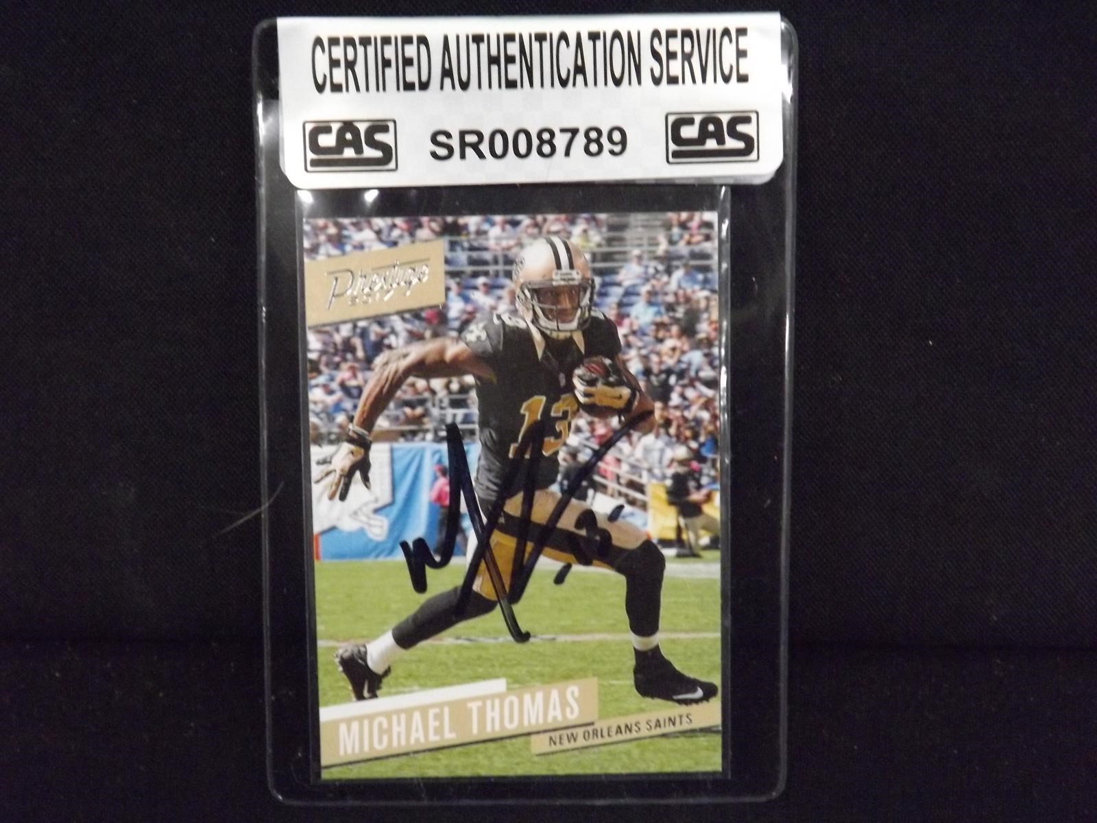 2017 PRESTIGE MICHAEL THOMAS AUTOGRAPH COA