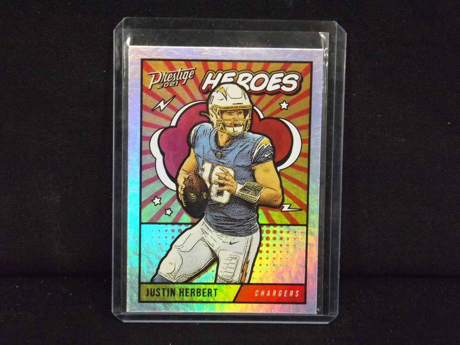 2021 PRESTIGE JUSTIN HEBERT HEROES HOLOFOIL SP