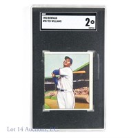 1950 Bowman #98 Ted Williams MLB Card (SGC 2)