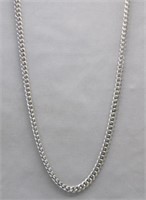 20" NEW ST CURB LINK NECKLACE WITH RHODIUM