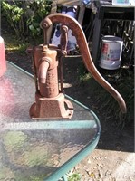 Antique cast iron water pump
