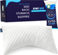 Sidney Sleep Bed Pillow for Side and Back Sleepers