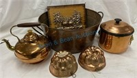 Large grouping of copper items