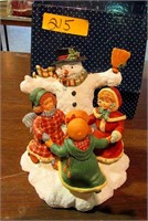 Classic Santa, Merry Round Snowmen-Susan Wright