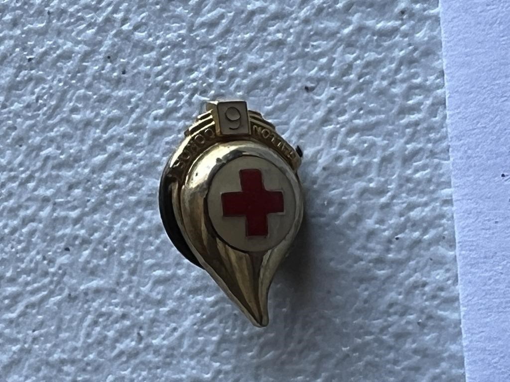 Red Cross Blood Donor Pin