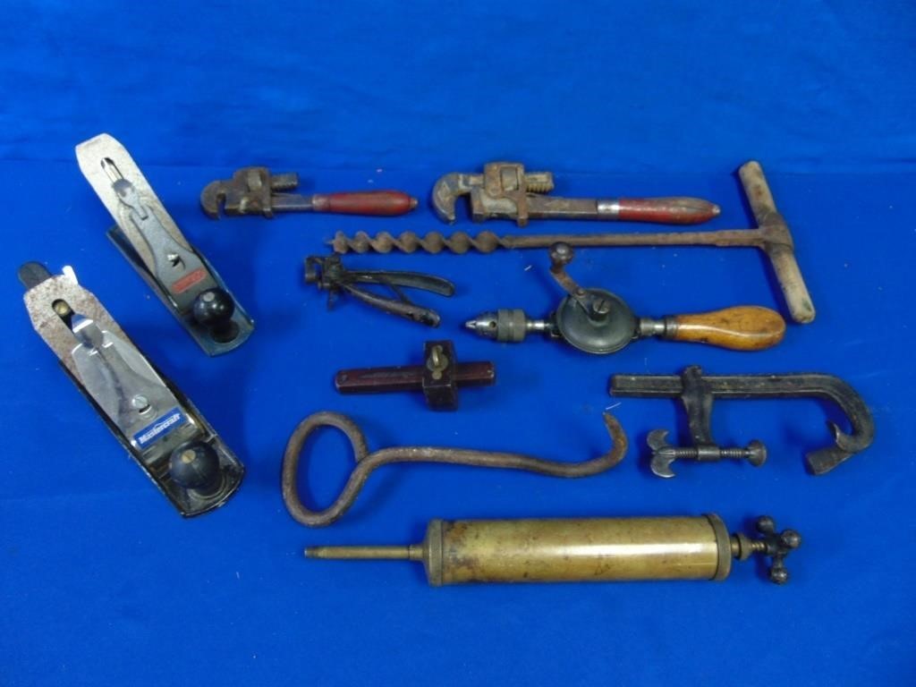 Lot Of Vintage & Antique Tools And More