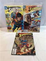 Lot of 3  Superman comics books