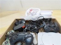 Sony PlayStation game console, assorted