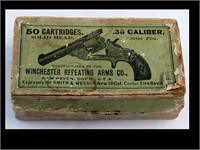 .38 CAL. WINCHESTER AMMO BOX ONLY