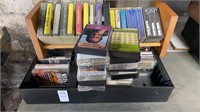 Various cassettes box lot