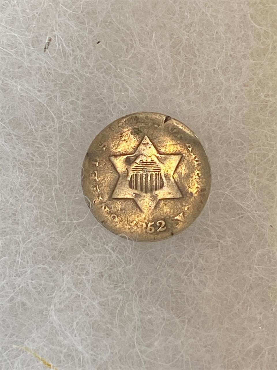 1852 3 Cent Piece